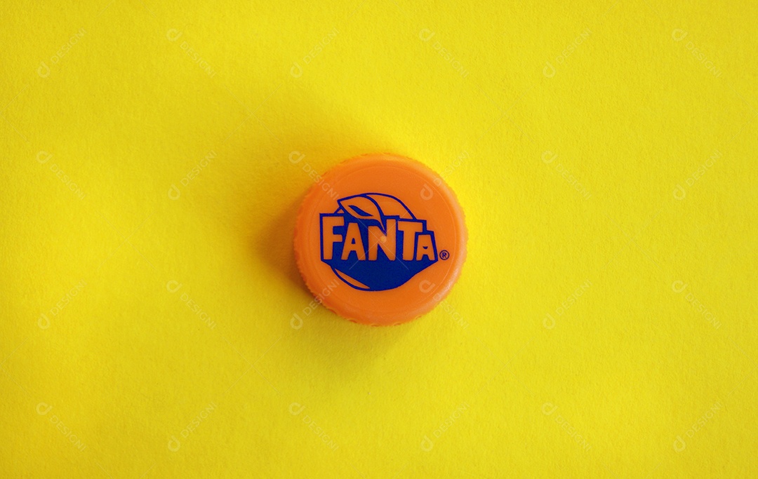 Tampa de garrafa pet da Fanta