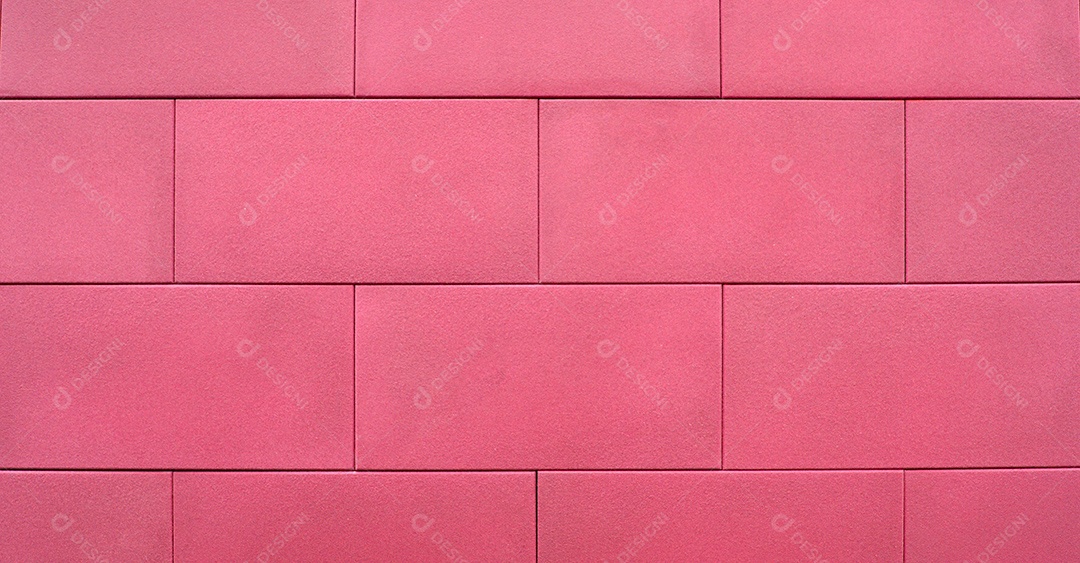 Parede de tijolos vermelho forte