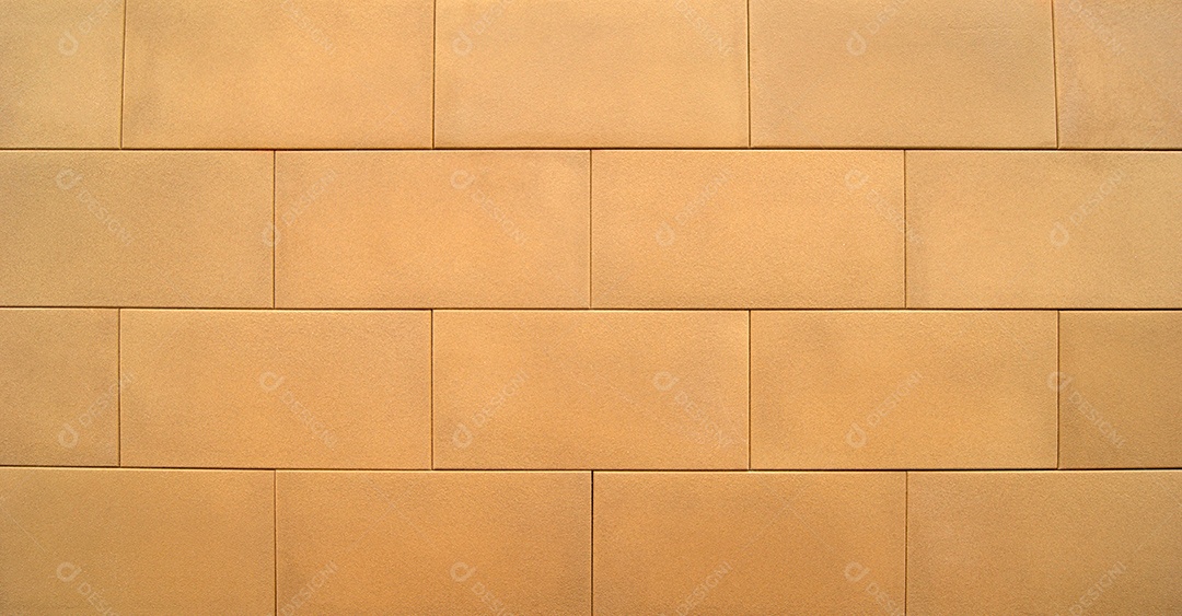 Parede de tijolos alaranjados