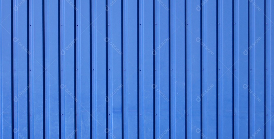 Parede de revestimento azul