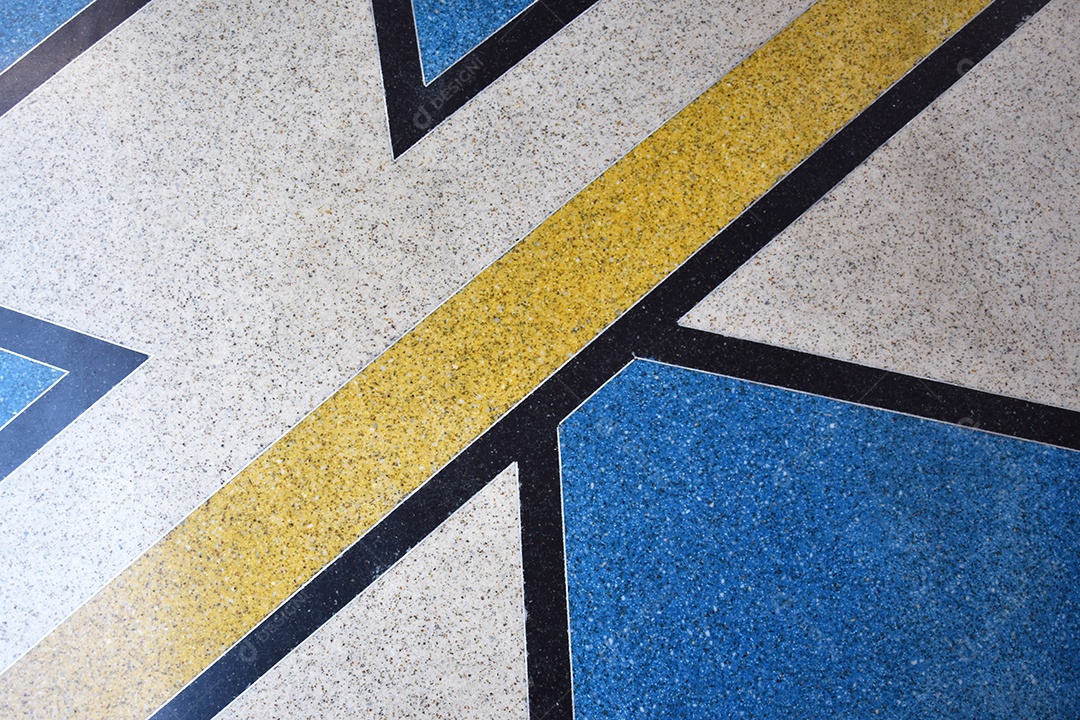 Idéia moderna de design de piso de banheiro ou cozinha