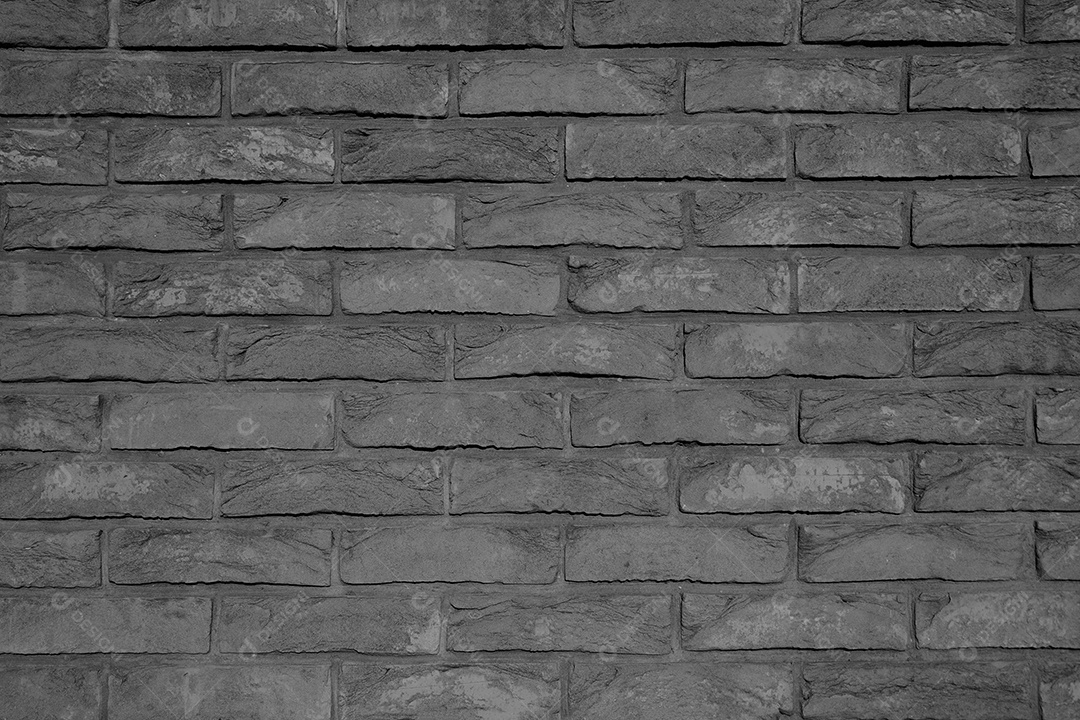 Parede de tijolos cinza escuro velha