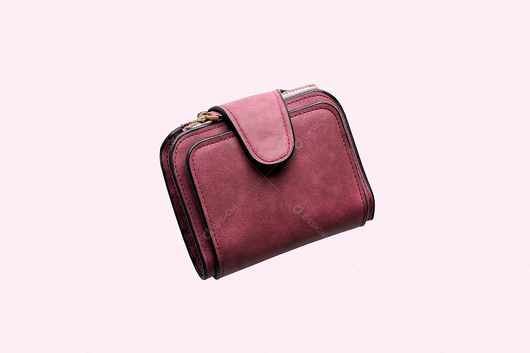Carteira roxa de mulher