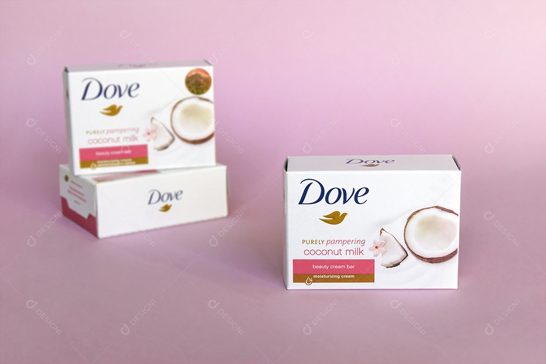 Sabonete Dove com leite de coco