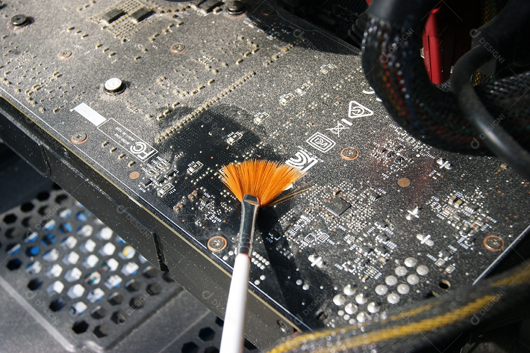 Limpeza de placa de dvd