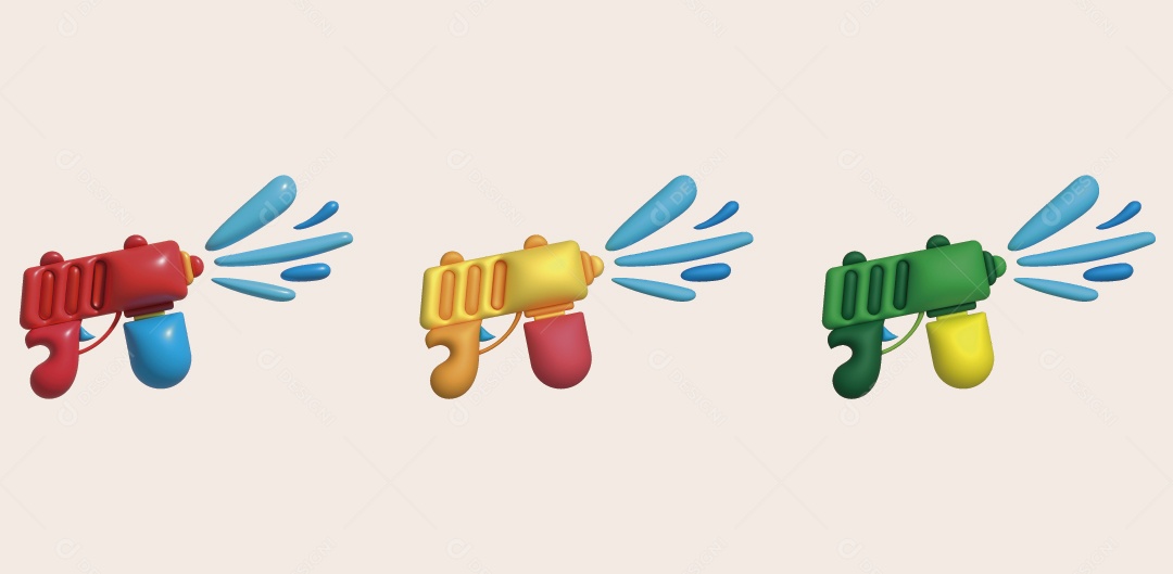 Arminha de Água Ilustração 3D Vetor EPS