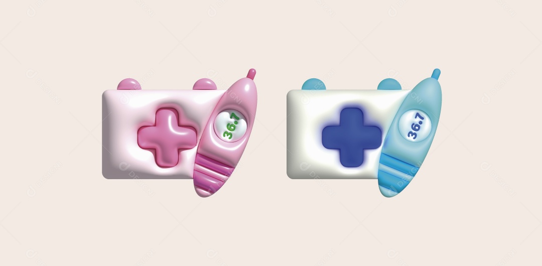 Ícone de Medicamentos Ilustração 3D Vetor EPS