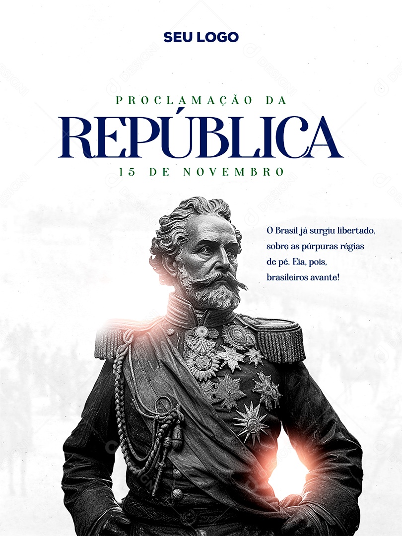 Social Media Dia da Proclamação Da República 15 de Novembro PSD Editável