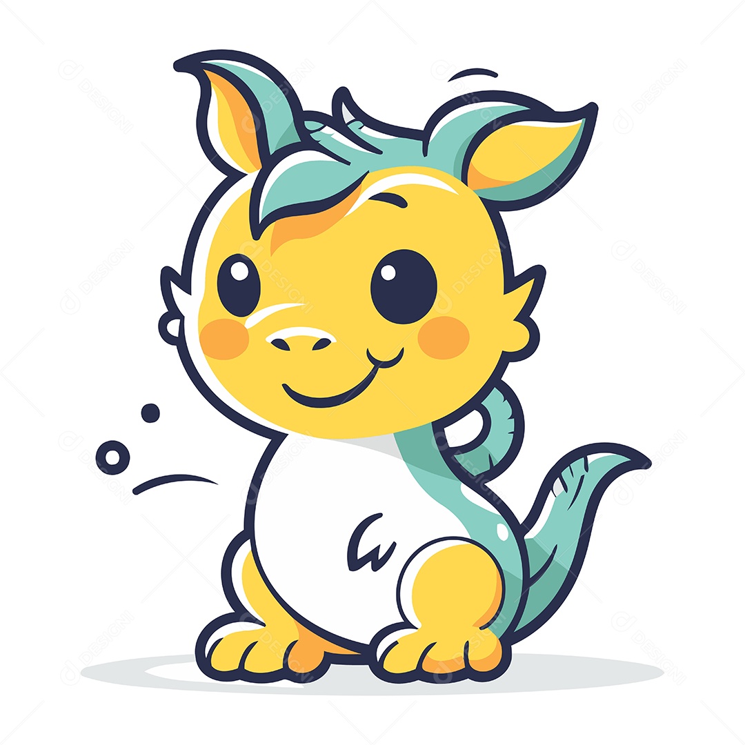 Desenho Animado de Animal Ilustração Vetor EPS