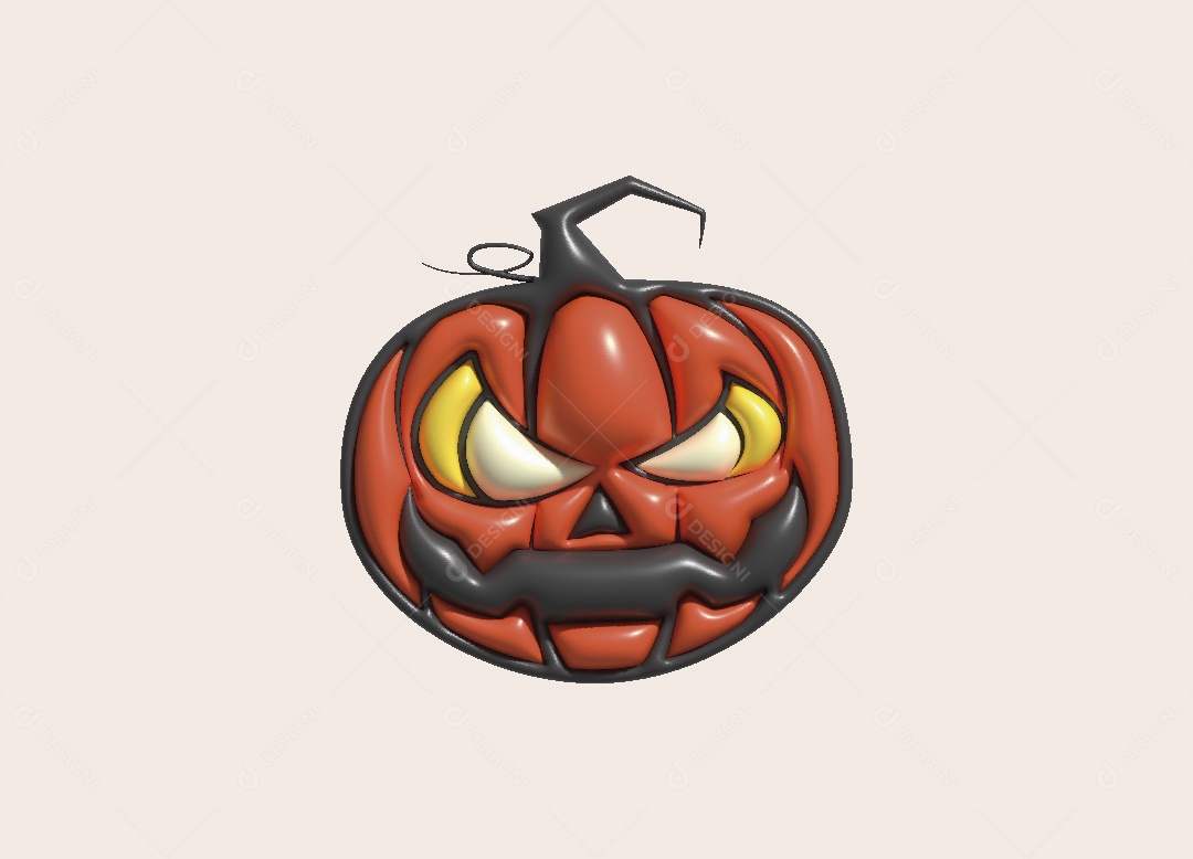 Ilustrações 3D do Halloween Vetor EPS