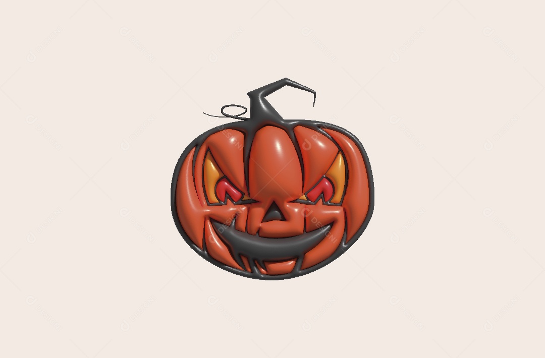 Ilustrações 3D do Halloween Vetor EPS