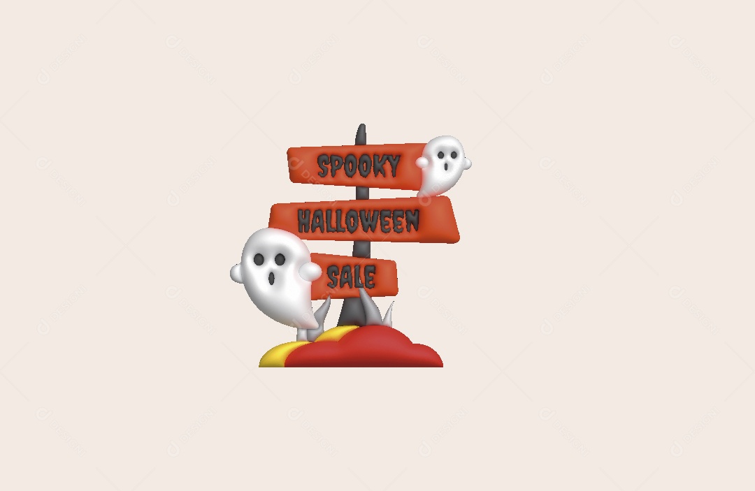 Promoção de Halloween Ilustração Vetor EPS
