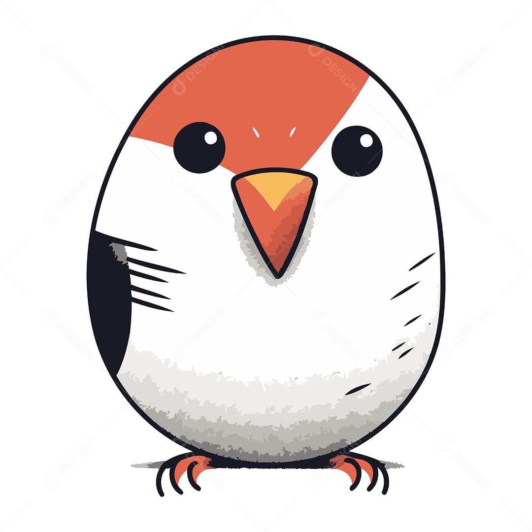 Pinguim de Desenho Animado Ilustração Vetor EPS