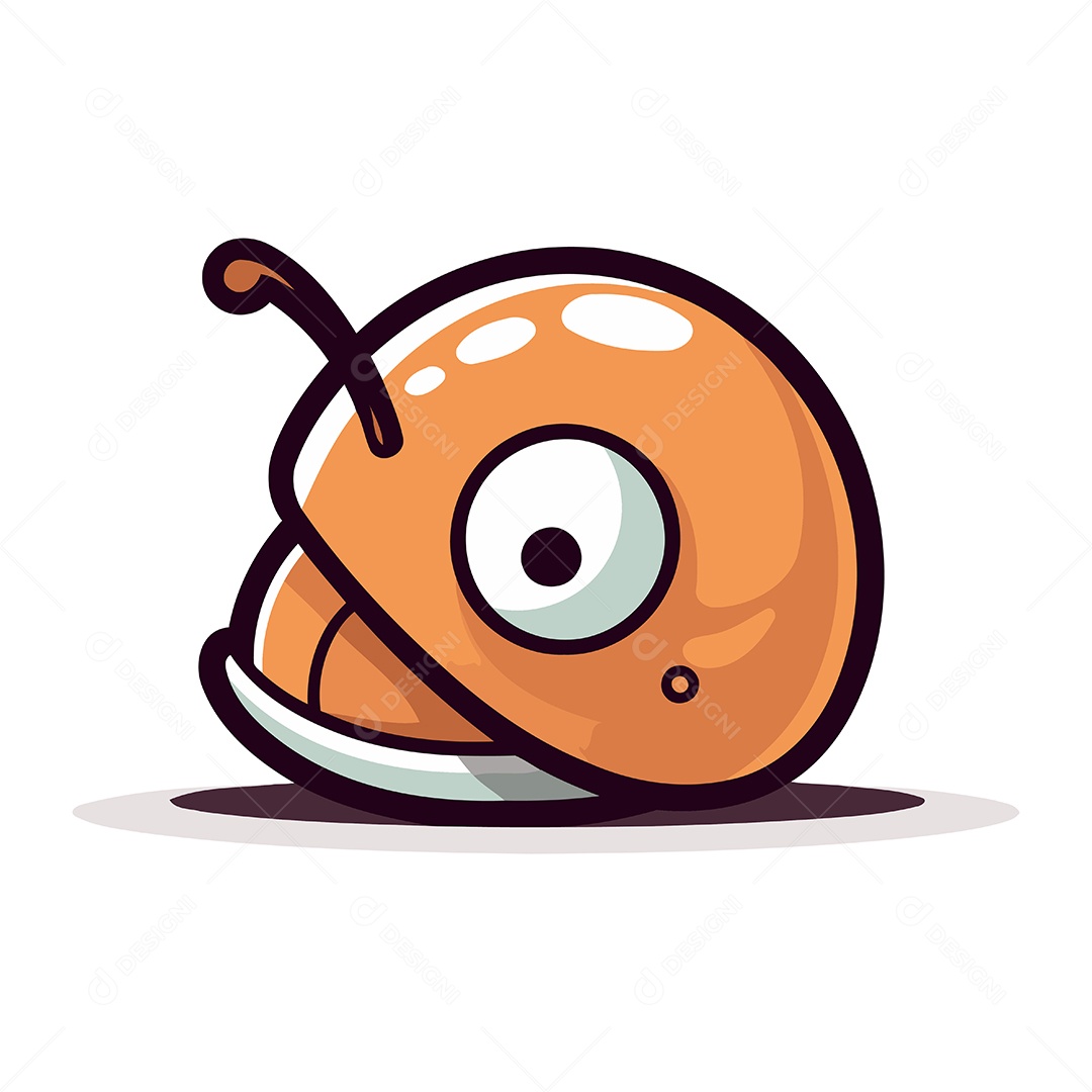 Monstro de Desenho Animado Ilustração Vetor EPS