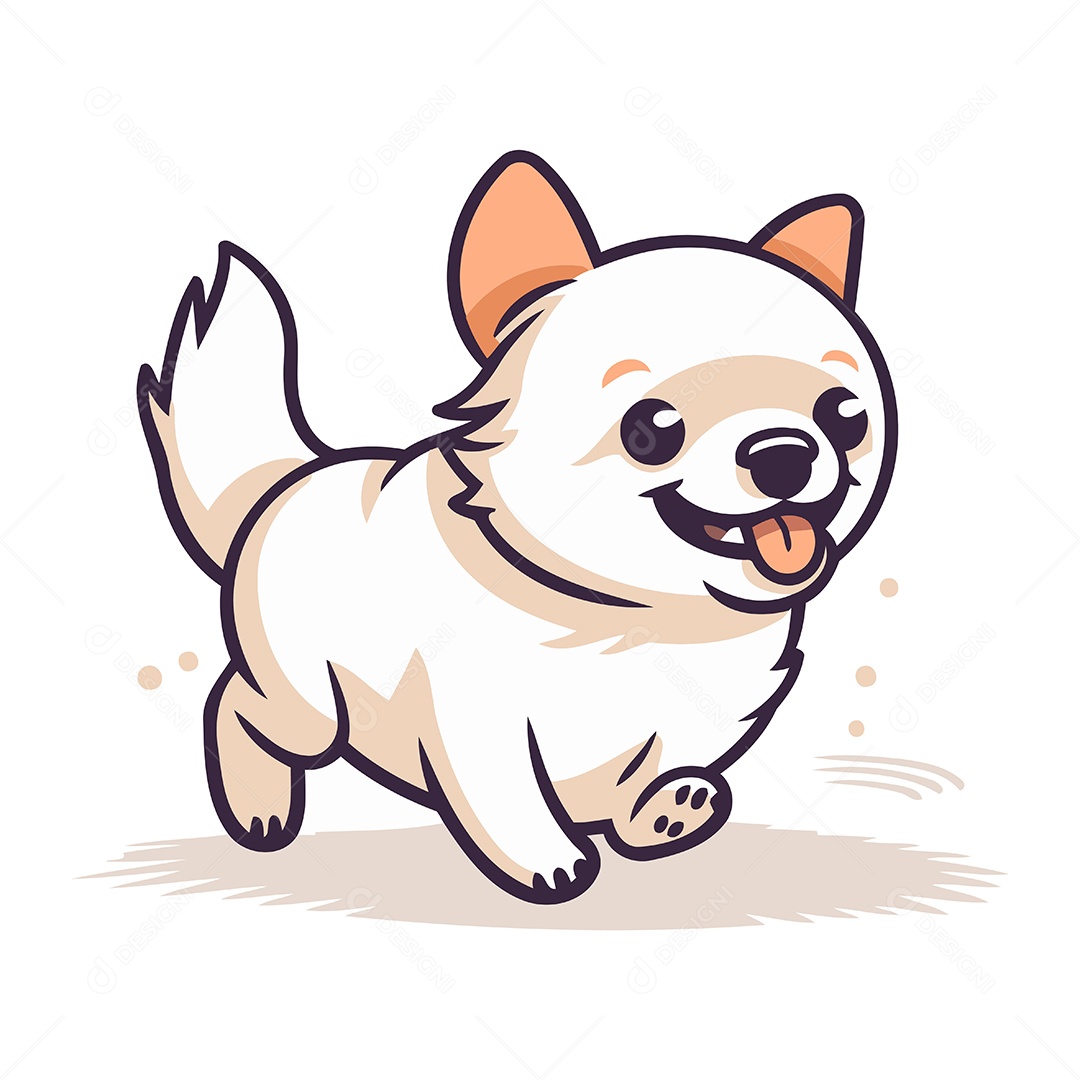Cachorro Chihuahua Fofo Ilustração Vetor EPS