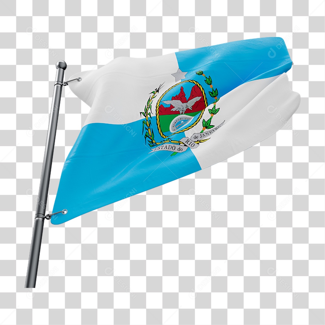 Bandeira do Estado de Rio de Janeiro PNG Transparente