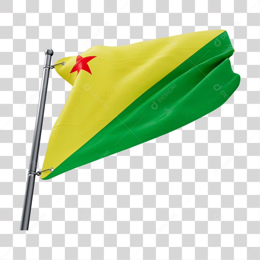 Bandeira do Estado de Acre PNG Transparente