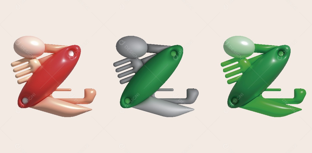 Canivete Suíço Ilustração 3D Vetor EPS