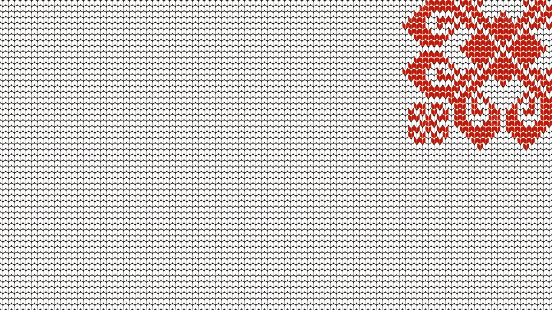 Tricô Natalino Ilustração Vetor EPS