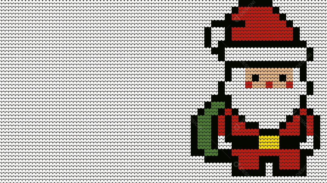 Tricô do Papai Noel Ilustração Vetor EPS