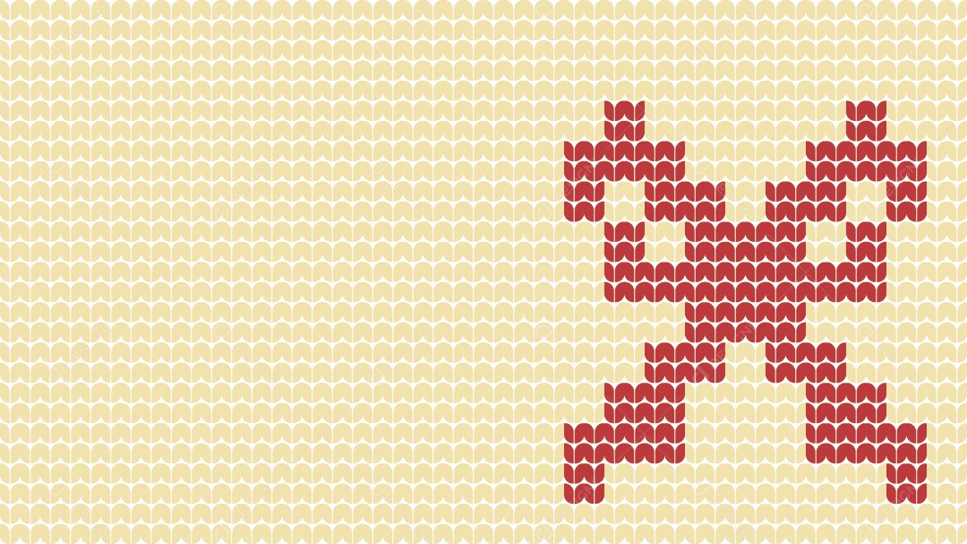 Tricô de Natal com Desenho Natalino Ilustração Vetor EPS