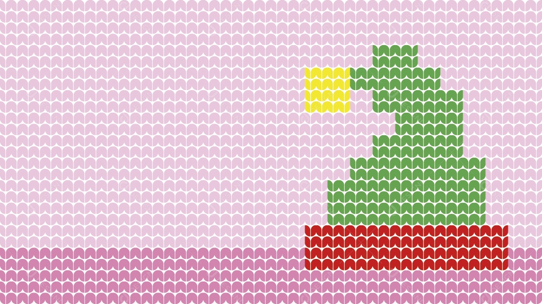 Tricô de Chapéu Natalino Ilustração Vetor EPS