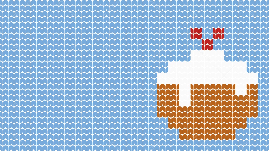 Tricô de Natal Ilustração Vetor EPS