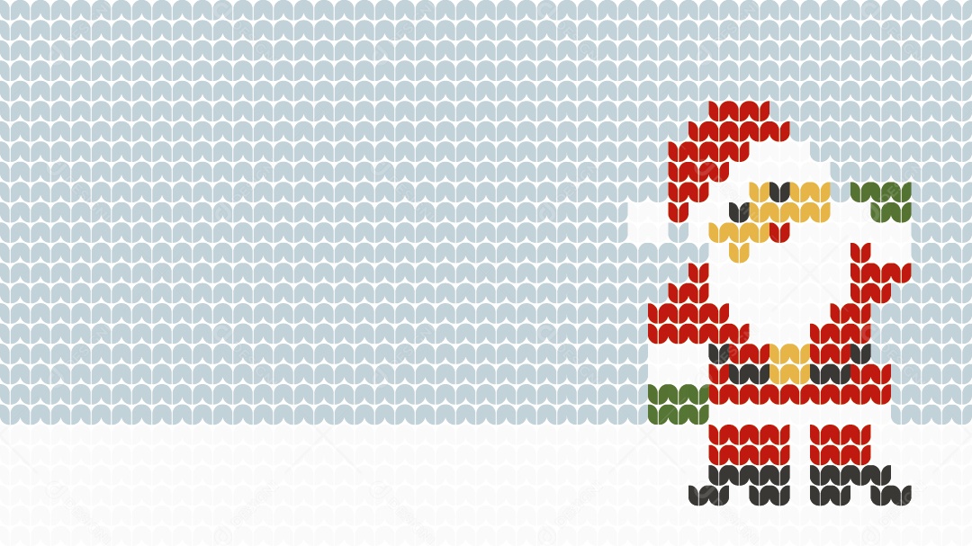 Tricô do Papai Noel Ilustração Vetor EPS