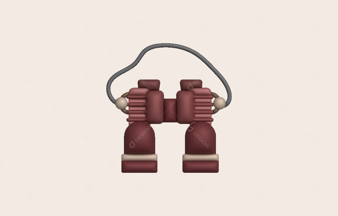 Binóculo Ilustração Vetor EPS