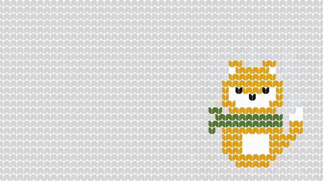 Tricô de Cachorro Natalino Ilustração Vetor EPS