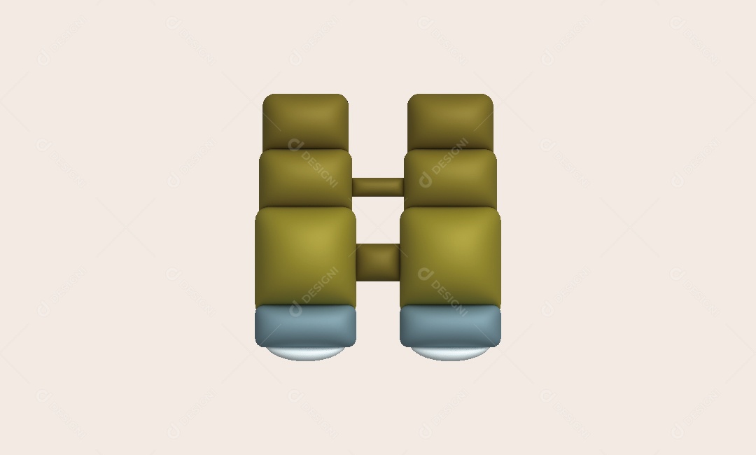 Binóculo Ilustração Vetor EPS