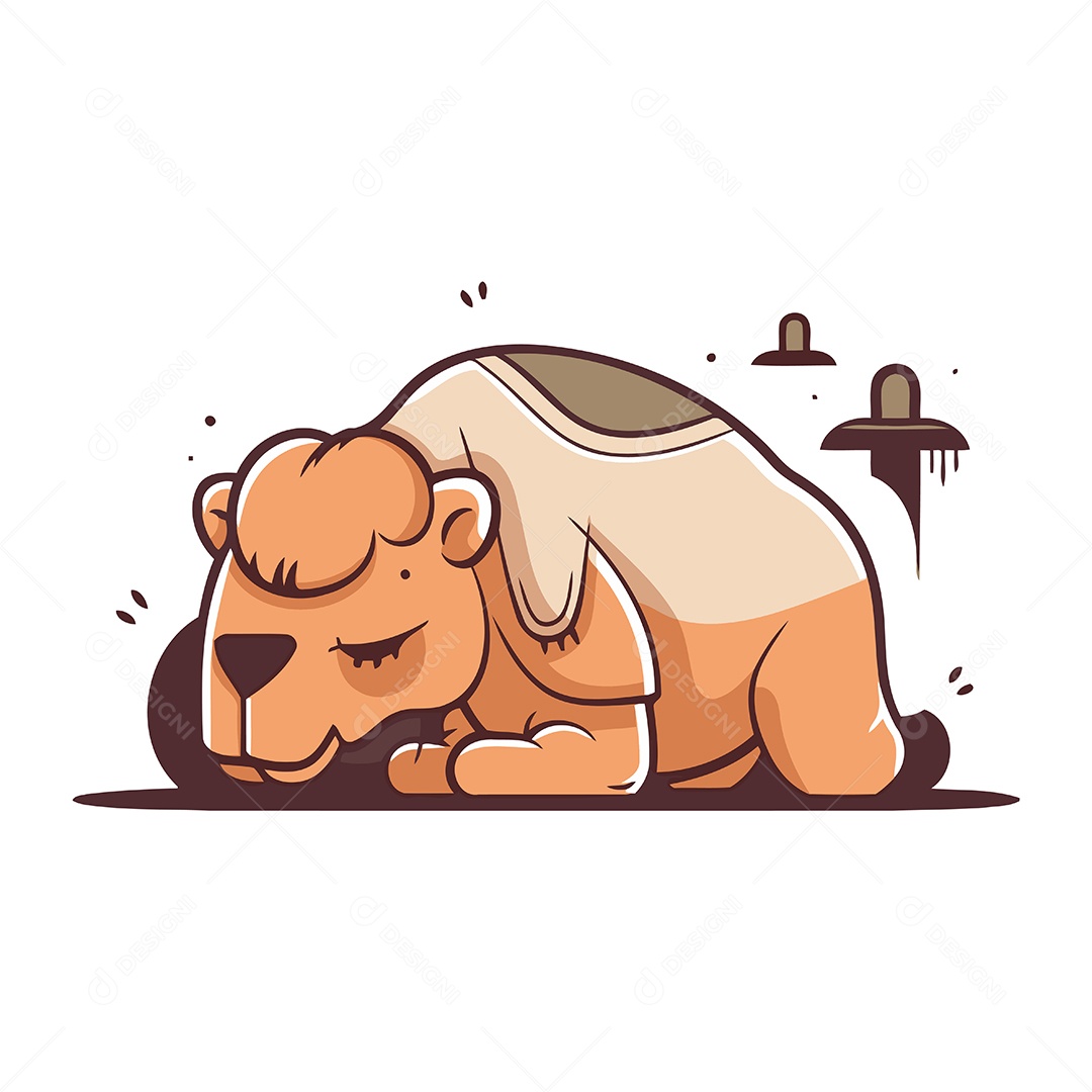 Panda de Desenho Animado Ilustração Vetor EPS