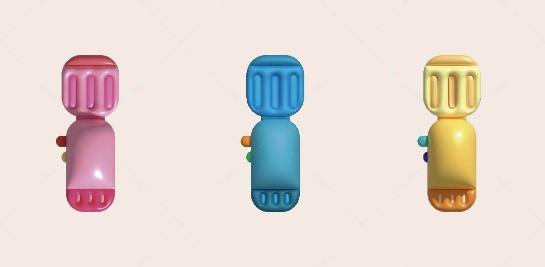 Lanterna Ilustração 3D Vetor EPS