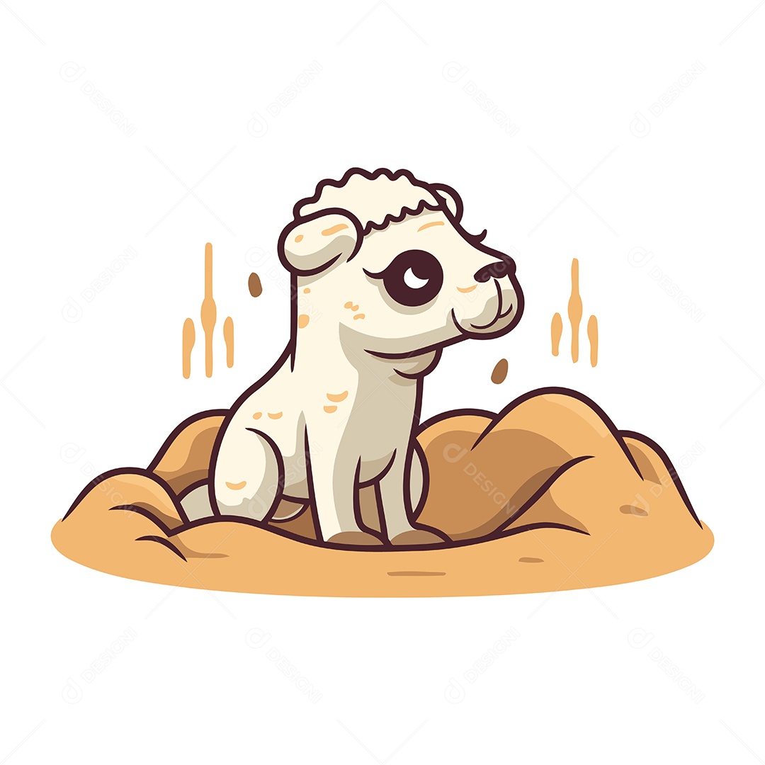 Desenho Animado de Animal Ilustração Vetor EPS