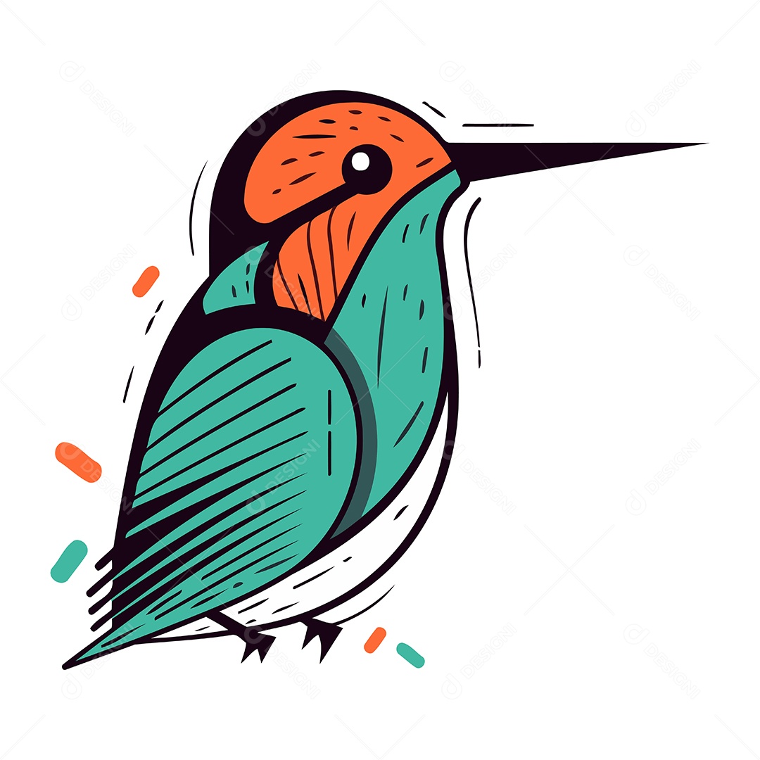 Pica Pau de Desenho Animado Ilustração Vetor EPS