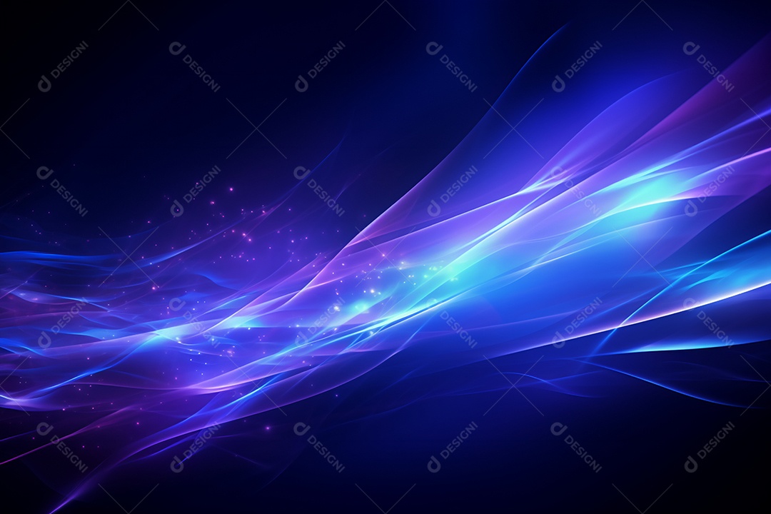 Belo efeito de luz colorida de néon