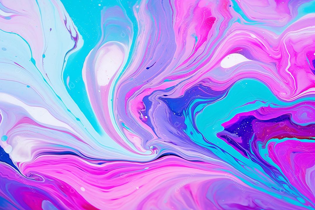 Fundo colorido de pintura abstrata