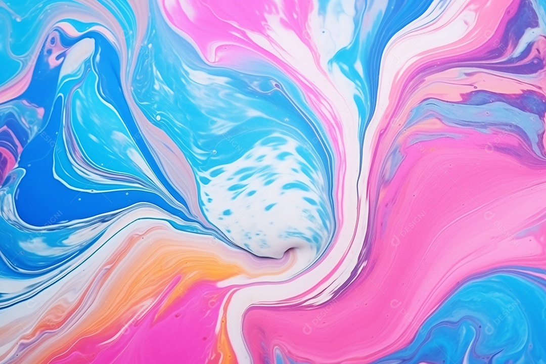 Fundo colorido de pintura abstrata