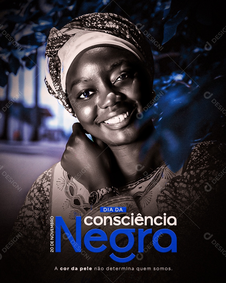 Social Media Dia Da Consciência Negra 20 De Novembro PSD Editável