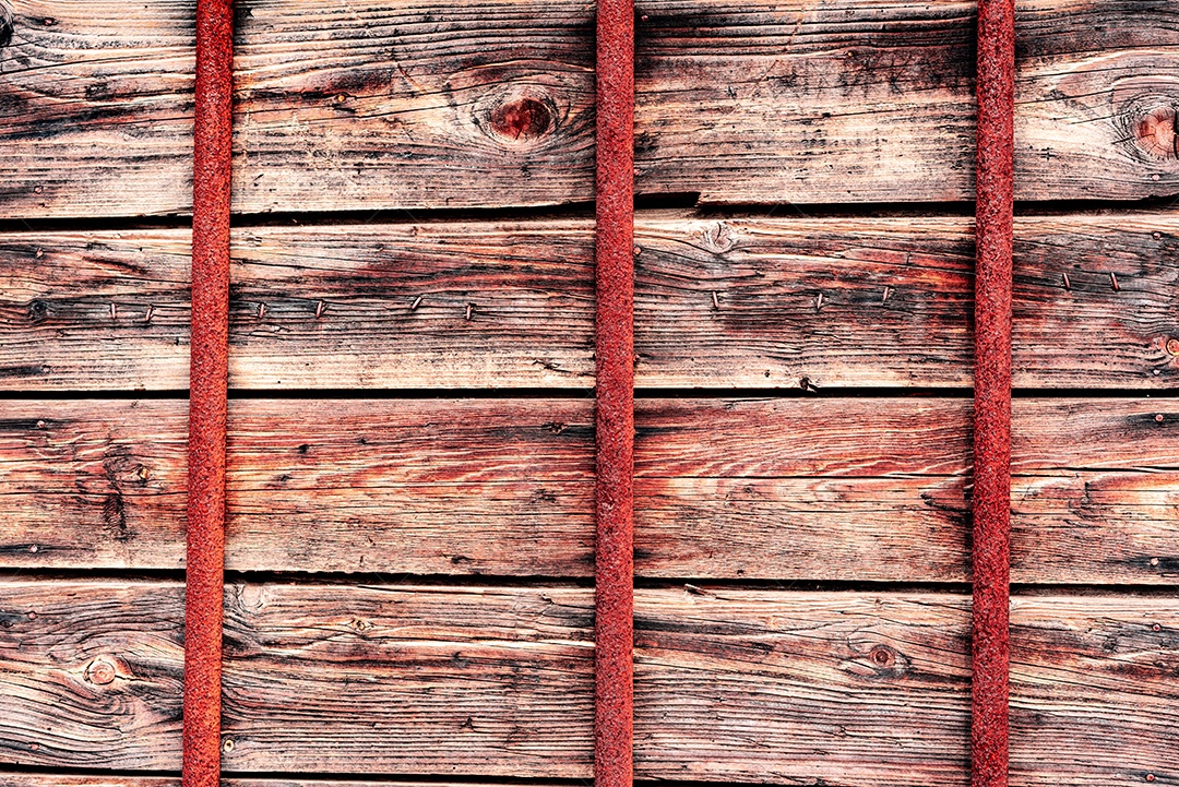 Textura, madeira, parede, pode ser usada como fundo. Textura de madeira com arranhões e rachaduras