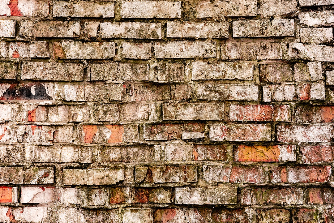 Textura, parede, concreto, pode ser usado como fundo. Fragmento de parede com arranhões e rachaduras