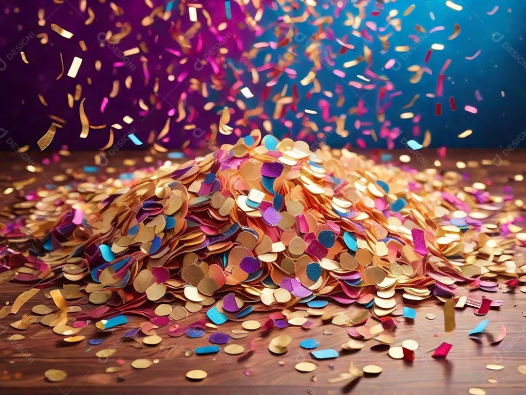 Um fundo cheio de nevasca