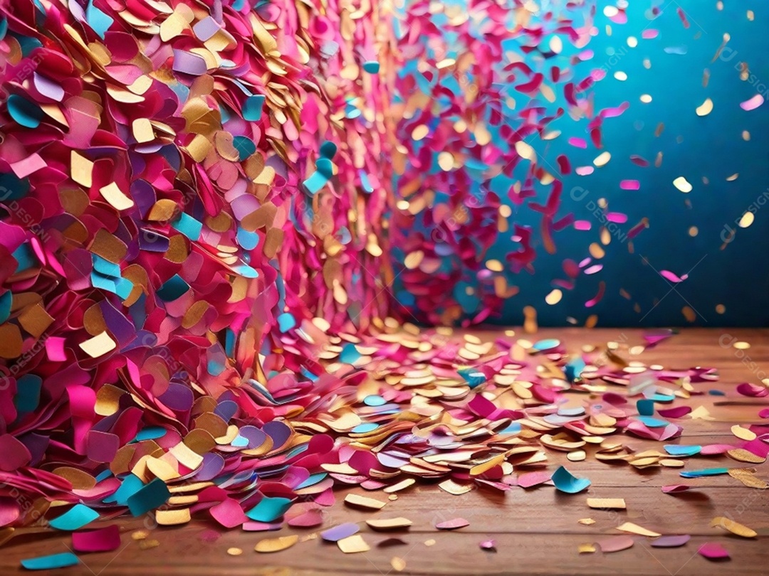 Um fundo cheio de nevasca