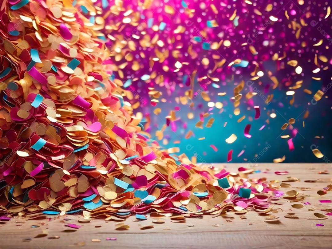 Um fundo cheio de nevasca