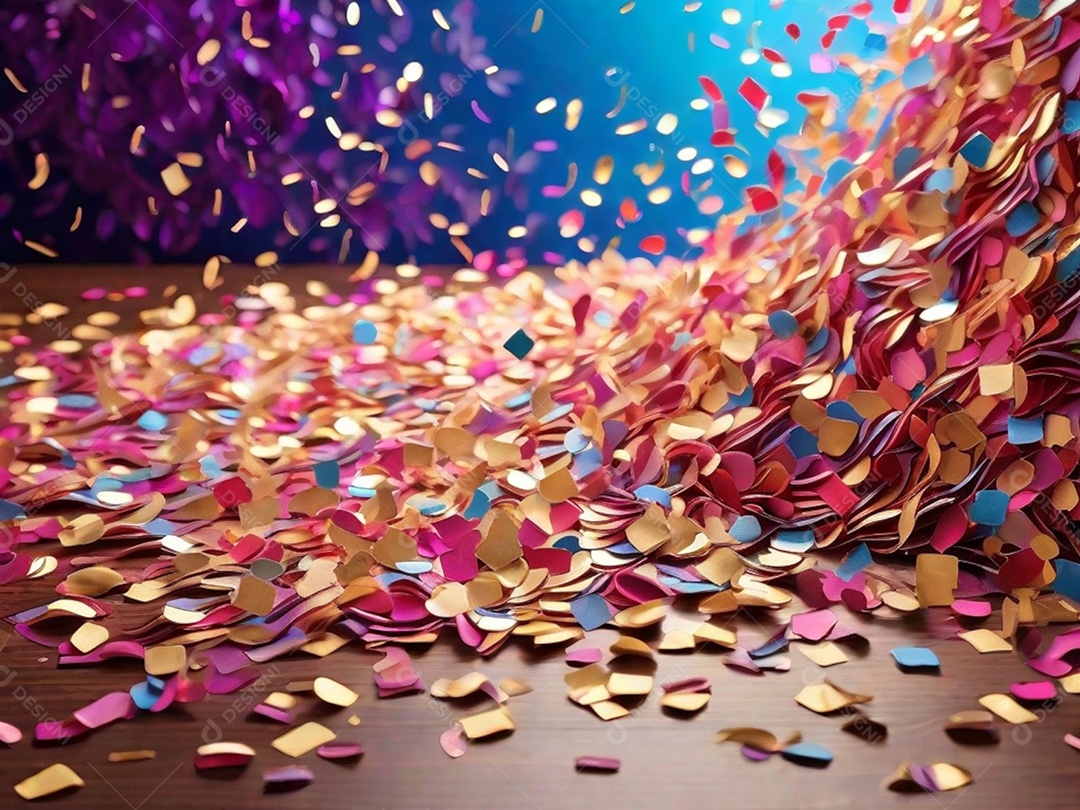 Um fundo cheio de nevasca