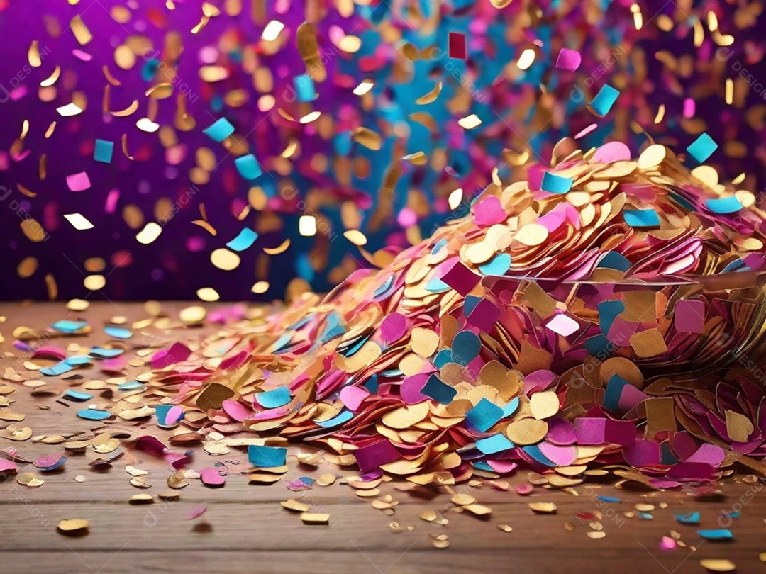 Um fundo cheio de nevasca