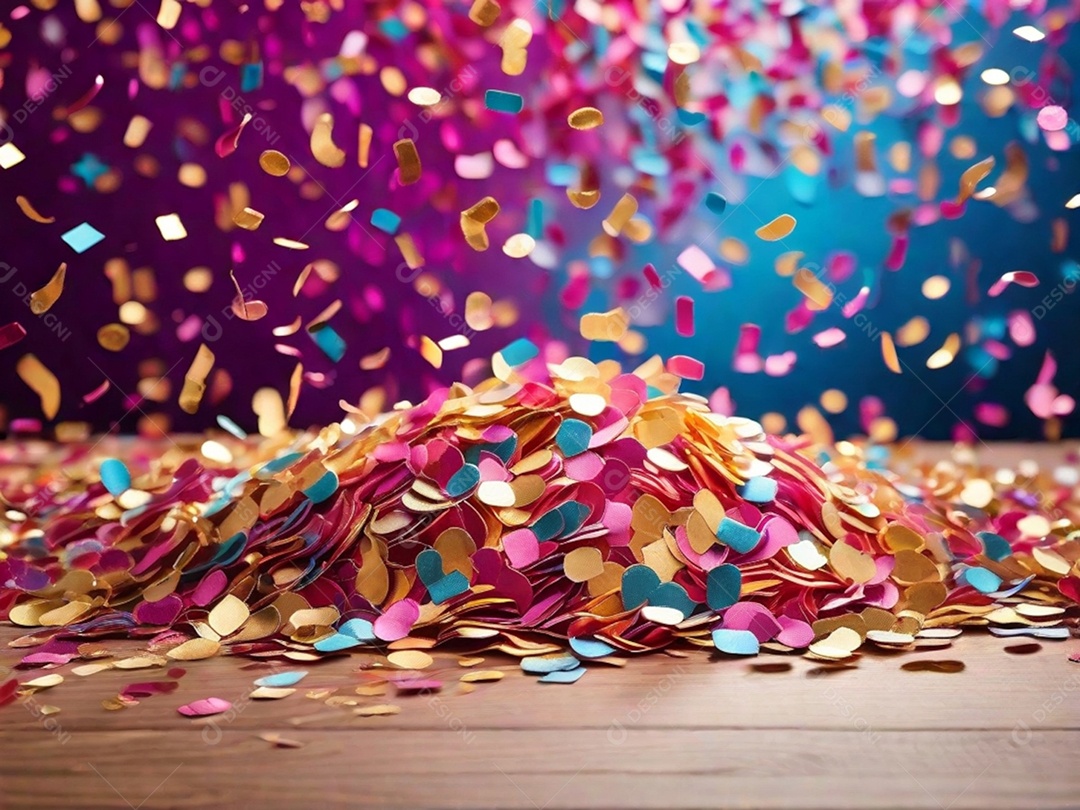 Um fundo cheio de nevasca