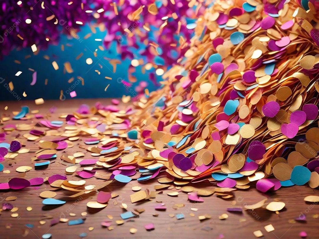 Um fundo cheio de nevasca