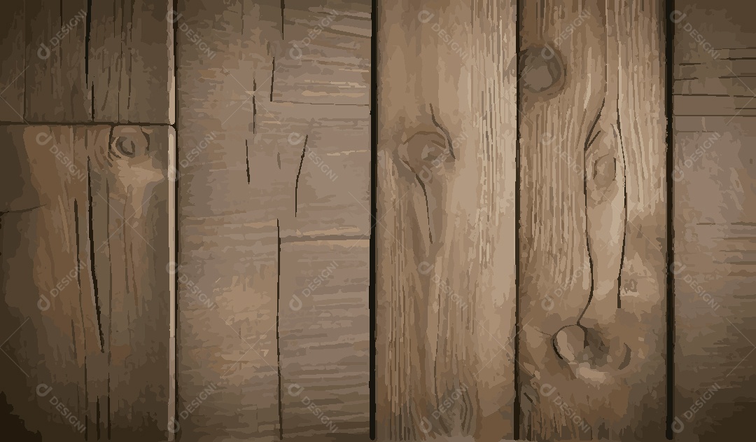 Textura de Madeira Ilustração Vetor EPS