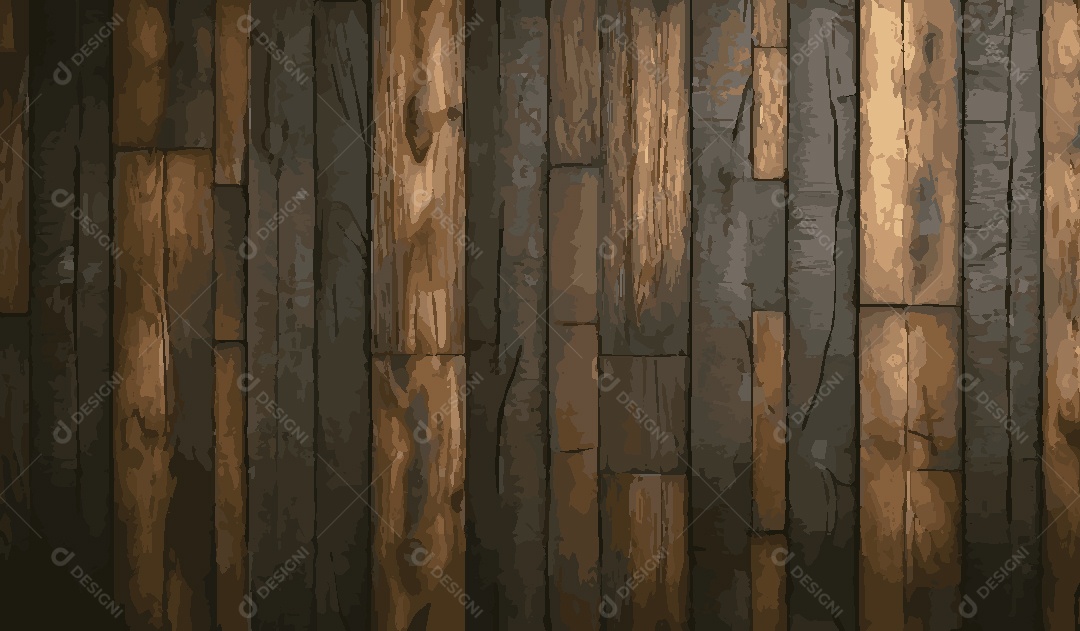 Textura de Madeira Ilustração Vetor EPS